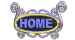 animated gif of the word 'home' where the word is on a spinning badge