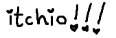 animated gif of the word 'itchio' with 3 exclamation points