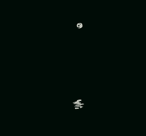 an animation of a pond and the moon forming, then disappearing again